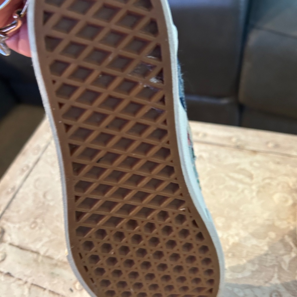 Vans Platform Floral And Denim Weaved Size 6.5 - image 5